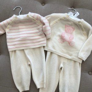 Ralph Lauren cashmere set with Teddy  Bear